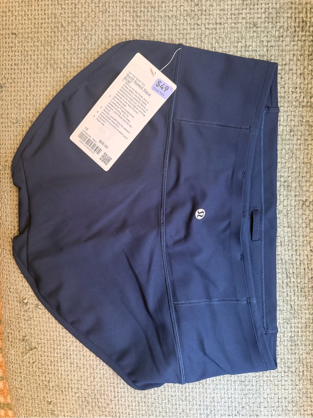 lululemon athletica Swift Speed Navy Race Briefs
